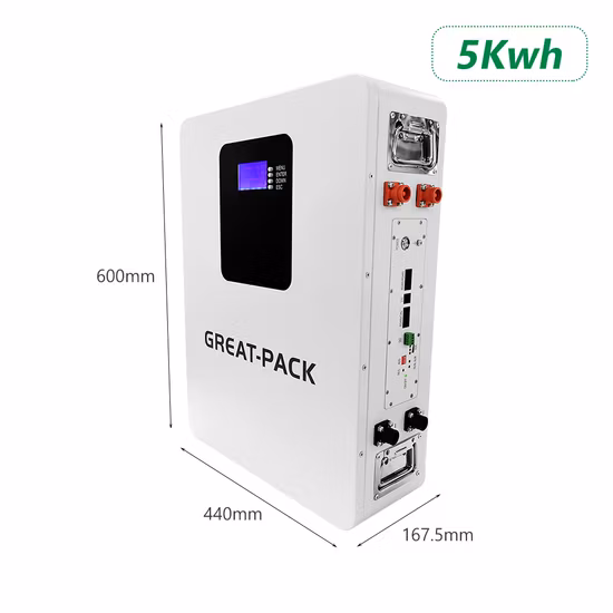 Système de stockage d'énergie solaire d'inverseur de l'utilisation 220V 5kw 5.12kwh à la maison